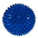 Spiky massage ball,  10 cm, blue