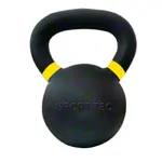 Product image: Sport-Tec Kettlebell Powdercoated, 6 kg, black/ light yellow