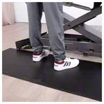 Sport-Tec anti-tiredness mat, 2 modules  90 cm, 180x65x1,3 cm, black