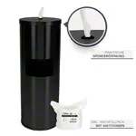 Sport-Tec disinfectant wipe dispenser, stainless steel black incl. 400 wipes