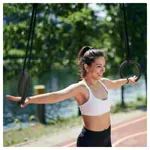 Sport-Tec outdoor gymnastic rings made of plastic incl. adjustable straps