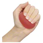 Squeeze Egg, soft, red