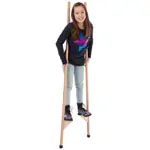 Stilts with rubber plugs, 170 cm, pair