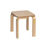Stool 30 made of shaped wood, 27x27 cm, seat height 30 cm