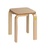 Stool 35 made of shaped wood, 27x27 cm, seat height 35 cm