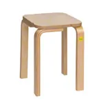 Stool 38 made of shaped wood, 36x36 cm, seat height 38 cm