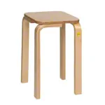Stool 45 made of shaped wood, 36x36 cm, seat height 45 cm