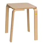 Stool 48 made of shaped wood, 36x36 cm, seat height 48 cm