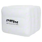 Storage pillow, inflatable, LxWxH 40x45x50 cm, white