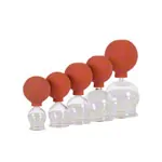 Suction cups with ball  2,5-6,5 cm, set of 5