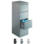 Suspension filing cabinet with 4 drawers, LxWxH 135.7x43,3x59 cm, single lane