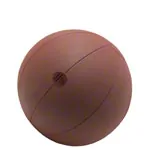 TOGU medicine ball made of Ruton,  28 cm, 1.5 kg, brown