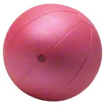 TOGU medicine ball made of ruton,  34 cm, 5 kg, red