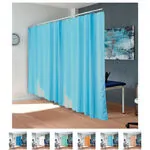 Telescopic sight protection 210 cm with curtain 175 cm