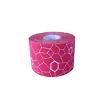 Thera-Band Kinesiology Tape XactStretch, 5 m x 5 cm, pink/white