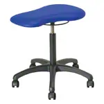 Therapy stool with cushions, standard with wheels