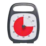 Time Timer Plus Table Clock with acoustic signal, 60 Min., 14x18 cm