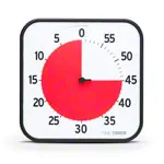 Time Timer Table Clock with acoustic signal, big, 30x30 cm