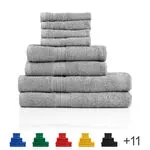 Towel set 8 pcs., 4 pieces 30x30 cm  2 pieces 140x70 cm and 2 pieces 100x50 cm