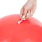 Valve opener made of metal for exercise ball