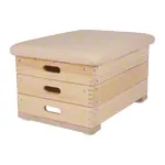Vaulting boxes, LxWxH 70x50x40 cm, 3-piece.