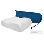 Viscoline travel pillow, anatomical shape incl. Bag, white, LxWxH 34x33x13 cm