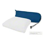 Viscoline travel pillow, rectangular shape incl. Bag, white, LxWxH 34x35x13 cm
