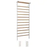 Wall bars metal / wood, 90 x 240 cm W x H, 14 bars