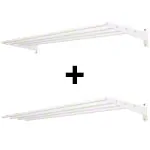 Wall bracket with 4 braces incl. extension module, 50x350 cm
