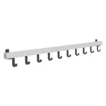 Product image: Wall mounted coat rack with 10 hooks