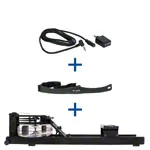 WaterRower rowing machine Shadow, incl. S4 Monitor, Heart rate receiver and chest strap POLAR T31, set 3-pcs.