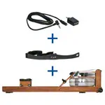 WaterRower rowing machine cherry incl. S4 Monitor, Heart rate receiver and chest strap POLAR T31, set 3-pcs.