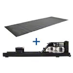 WaterRower rowing machine oak, incl. Shadow and floor mat, set 2-pcs.