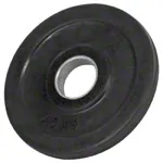 Weight plate with rubber coating,  3 cm, 0.5 kg, one piece