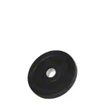 Image shows Weight plate with rubber coating, � 3 cm, 2.5 kg, one piece