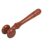 Wellness massage roller made of wood