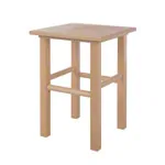 Wooden stool made of hardwood, LxW 35x35 cm