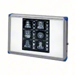 Product image: X-ray film viewer 860 Mediskop, blue corners
