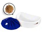 Image shows cherry stone set 5 kg incl. tub and insert
