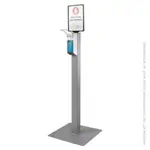 disinfectant stand incl. dispenser for 500 ml bottles
