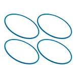 gymnastic hoops plastic, set of 4,  80 cm