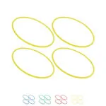 gymnastics hoops plastic, set of 4,  70 cm