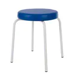 Image shows gymnastics stool standard with comfort cushion,&nbsp;� 36 cm, frame color white
