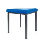 stool robusta with cushion, L x B 40 x 40 cm, frame color anthrazite