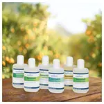 tester set sauna fragrances, 5 bottles of 50 ml