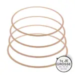 wooden gymnastics hoops, set of 4, 1x each  60 cm,  70 cm,  80 cm,  90 cm