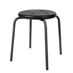  stool standard with PU seat,  35 cm, frame color anthracite