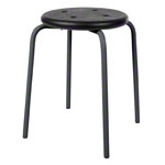  stool standard with PU seat,  35 cm, frame color anthracite