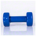 Dumbbell, 4 kg, blue, one piece