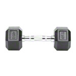 Hex rubber compact dumbbell, 4 kg, piece_StripHtml